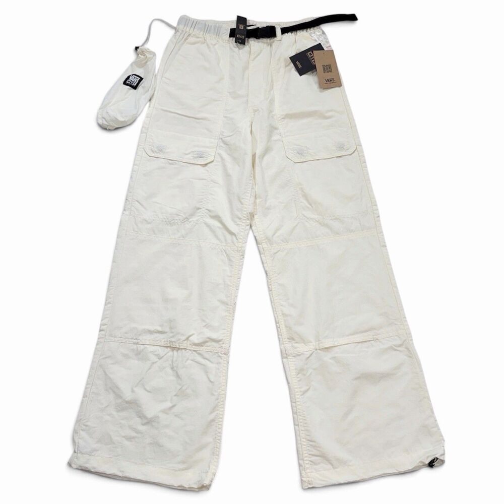 Vans MTE Trek Guide Pant White Cream XS Packable Hiking Outdoor Nature Gorpcore
